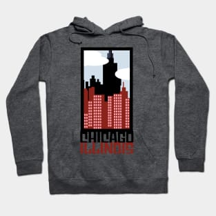 Chicago Skyline T-Shirt Hoodie